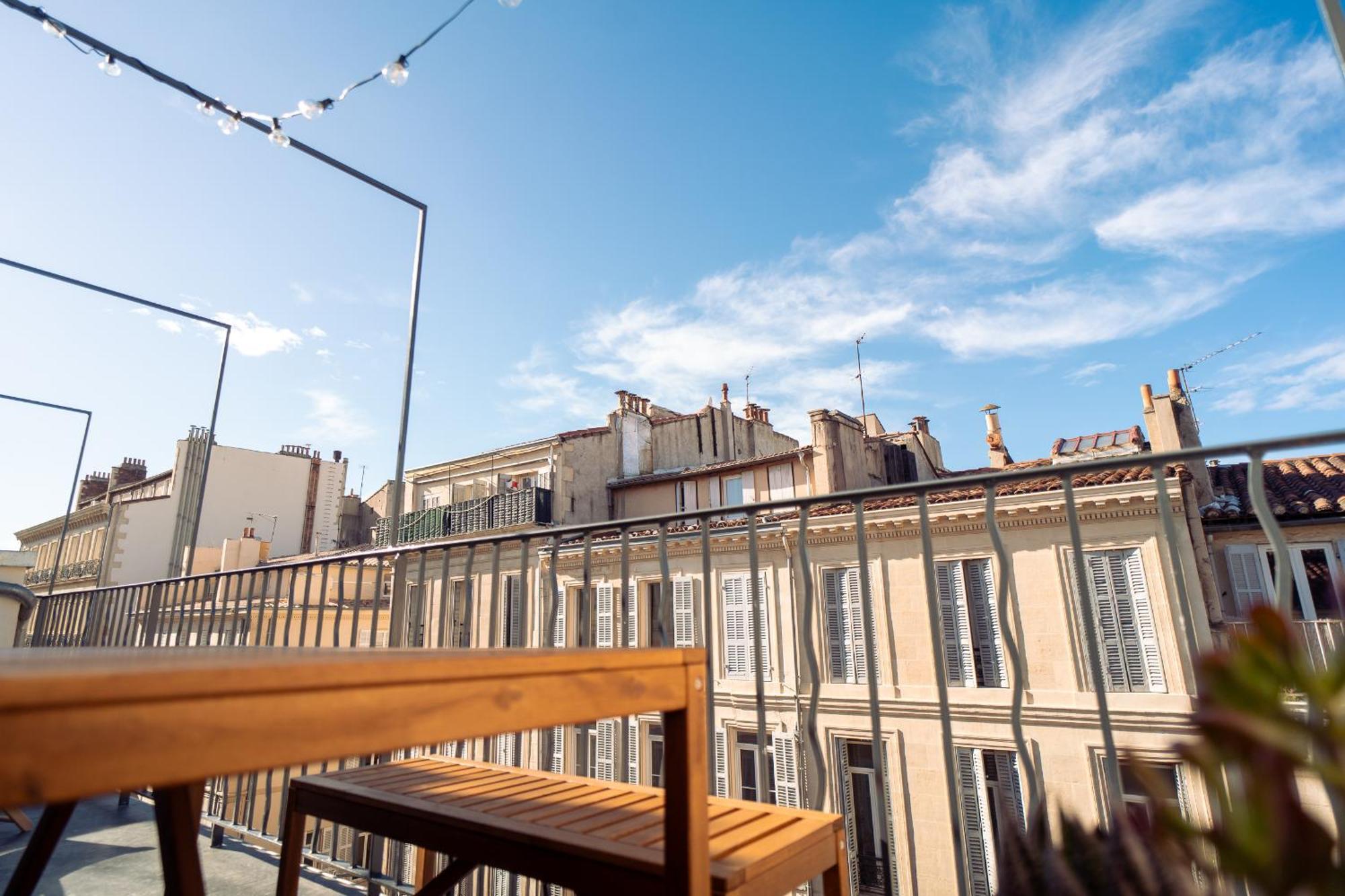 Terrasse - Hyper Centre - 2 Chambres - Parking Gratuit - Calme & Lumineux - Arrivee Autonome مارسيليا المظهر الخارجي الصورة