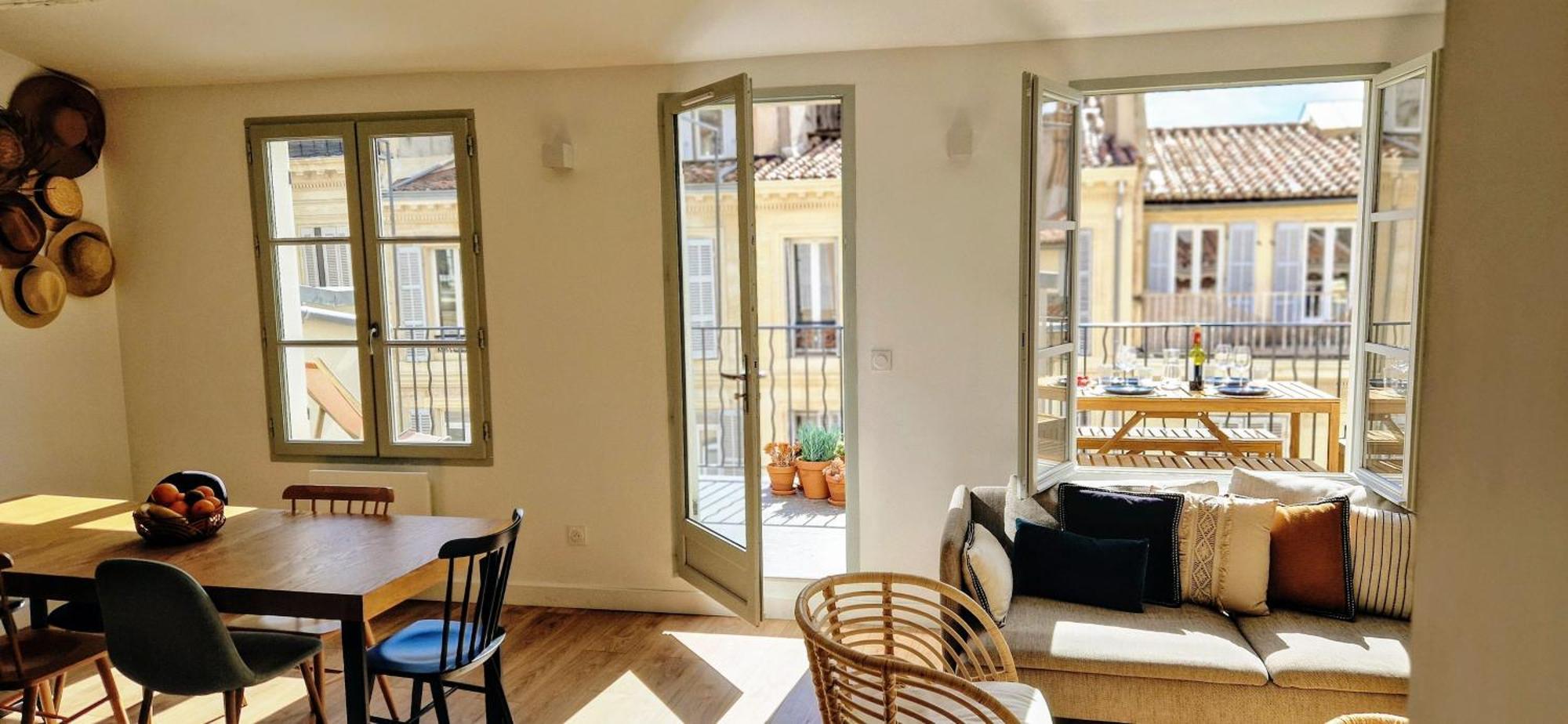 Terrasse - Hyper Centre - 2 Chambres - Parking Gratuit - Calme & Lumineux - Arrivee Autonome مارسيليا المظهر الخارجي الصورة
